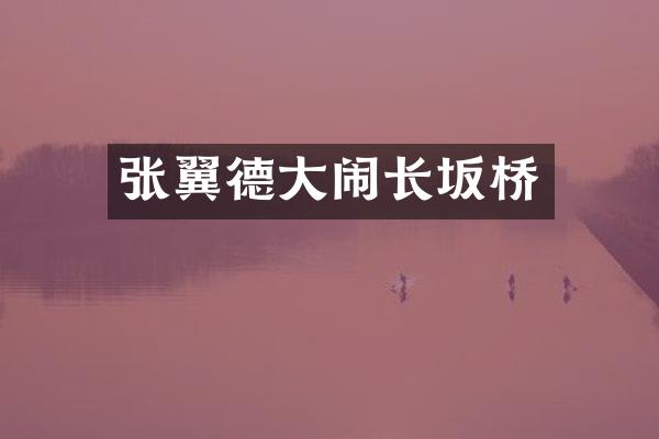 张翼德大闹长坂桥