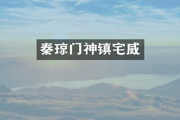 秦琼门神镇宅威