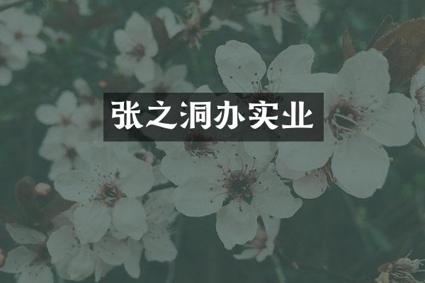 张之洞办实业