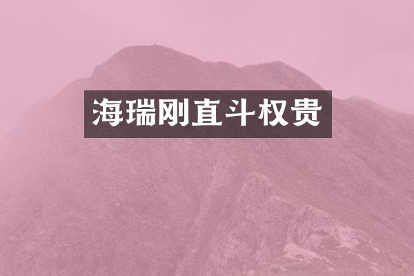 海瑞刚直斗权贵