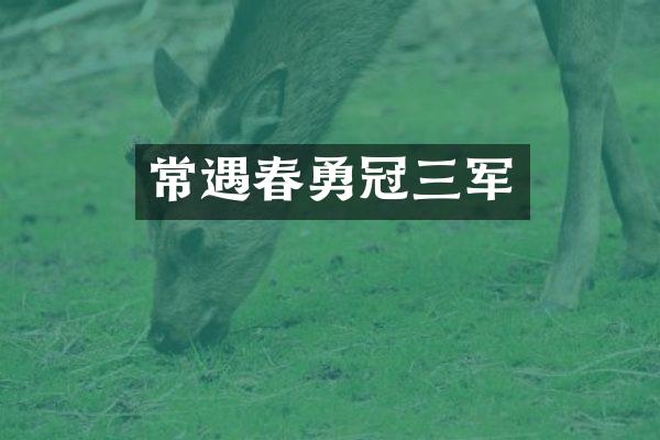 常遇春勇冠三军