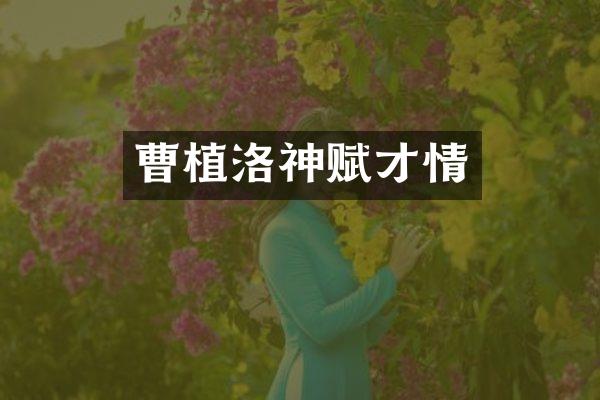 曹植洛神赋才情