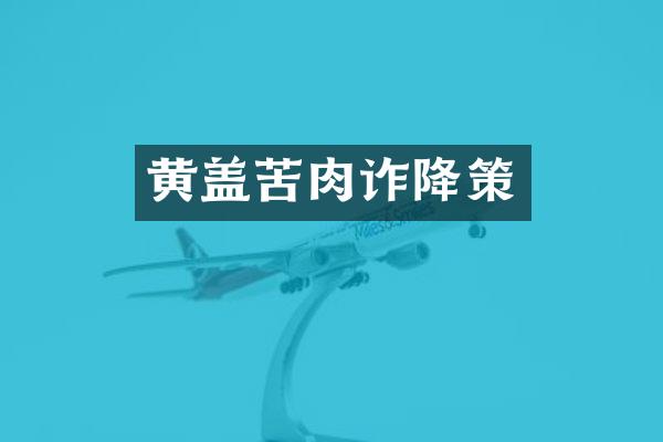 黄盖苦肉诈降策
