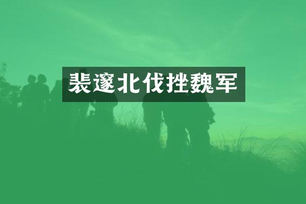裴邃北伐挫魏军