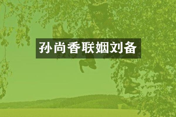 孙尚香联姻刘备