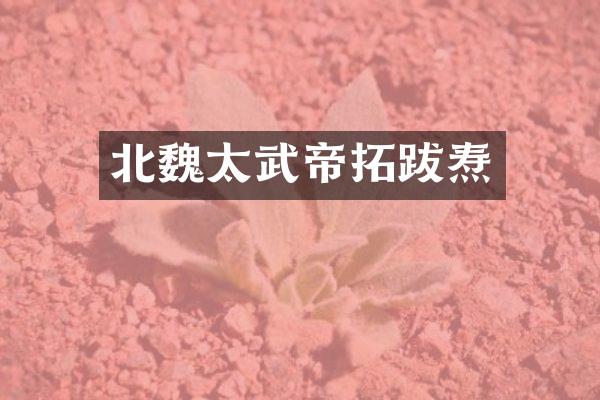 北魏太武帝拓跋焘