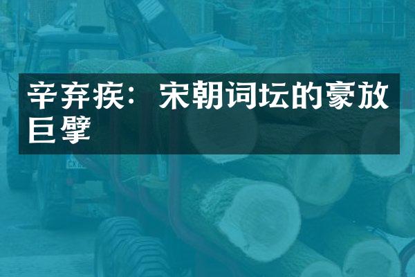 辛弃疾：宋朝词坛的豪放巨擘