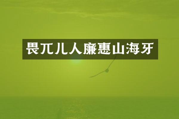 畏兀儿人廉惠山海牙
