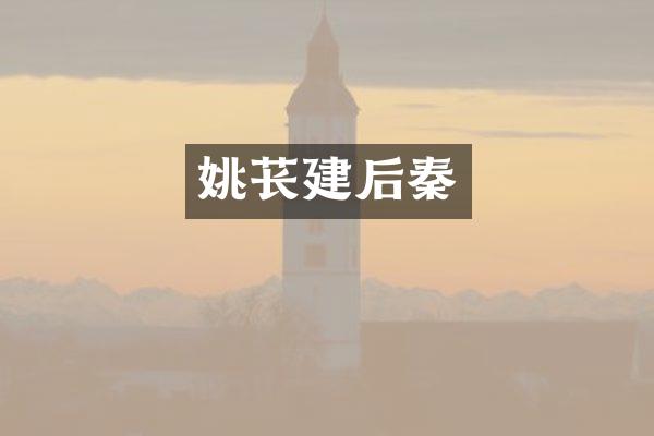 姚苌建后秦
