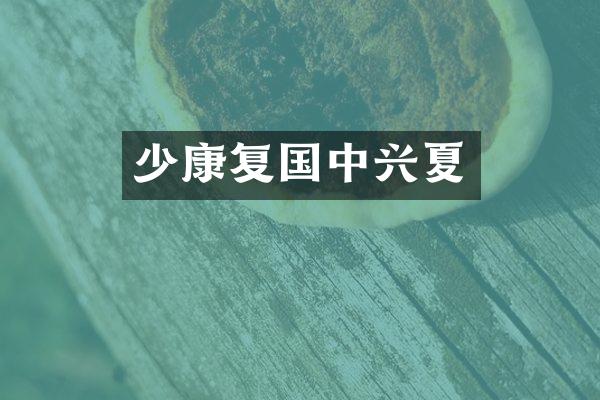 少康复国中兴夏