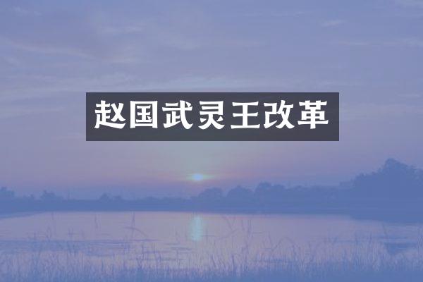 赵国武灵王改革