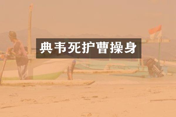 典韦死护曹操身