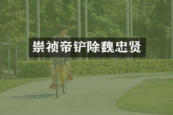 崇祯帝铲除魏忠贤