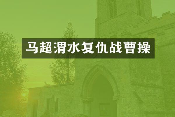 马超渭水复仇战曹操