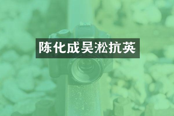 陈化成吴淞抗英