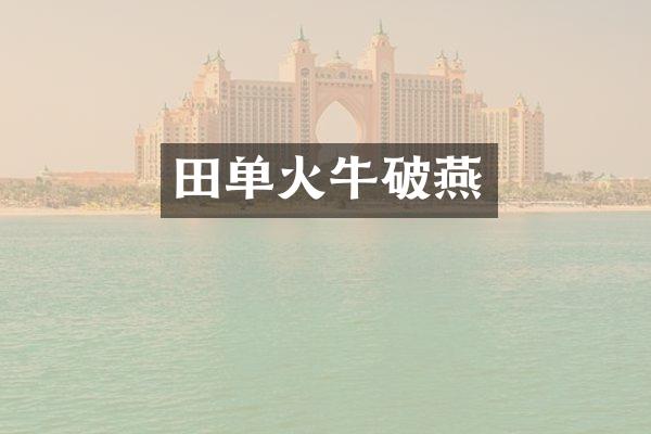 田单火牛破燕