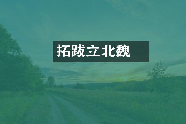 拓跋珪立北魏
