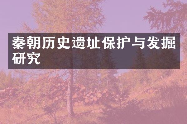 秦朝历史遗址保护与发掘研究