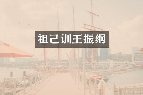 祖己训王振纲