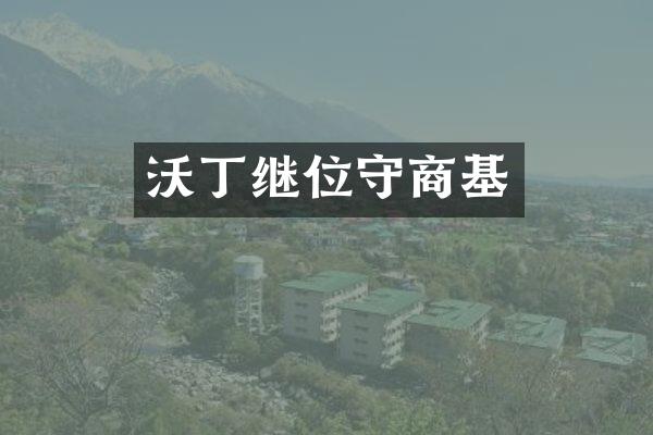 沃丁继位守商基
