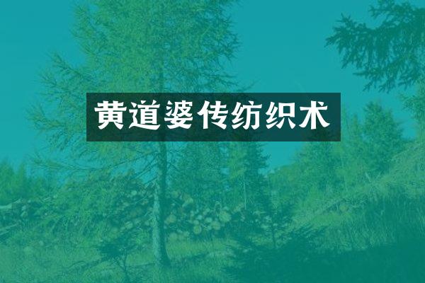 黄道婆传纺织术