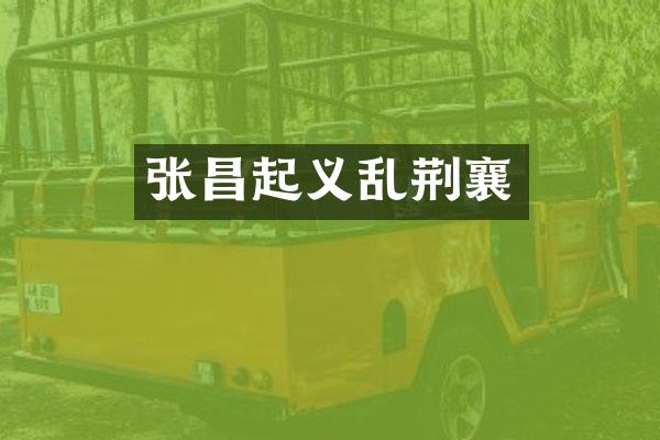 张昌起义乱荆襄