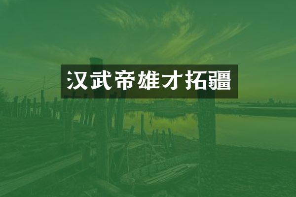 汉武帝雄才拓疆