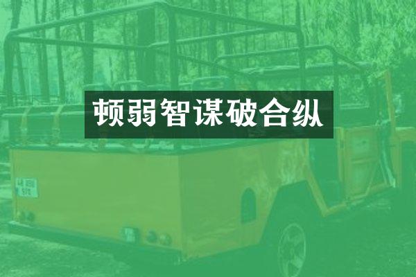 顿弱智谋破合纵