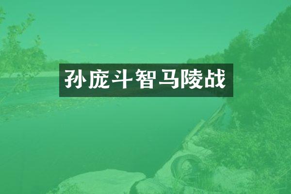 孙庞斗智马陵战