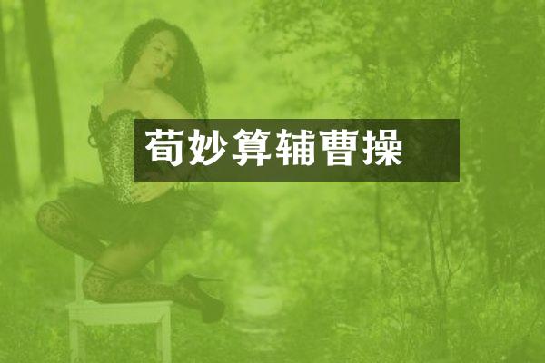 荀彧妙算辅曹操