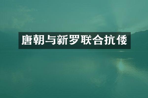 唐朝与新罗联合抗倭