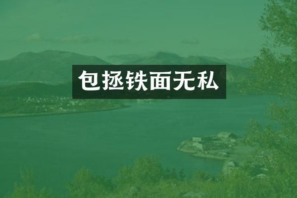 包拯铁面无私