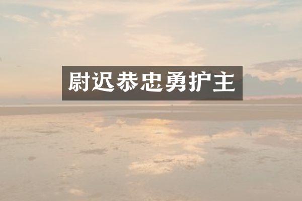 尉迟恭忠勇护主