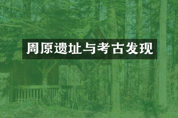 周原遗址与考古发现