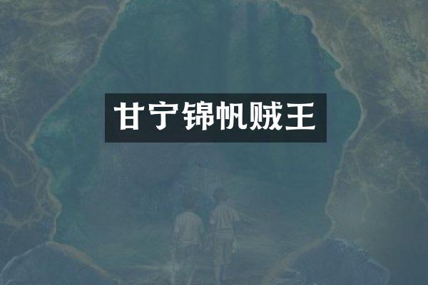 甘宁锦帆贼王