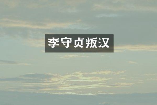 李守贞叛汉