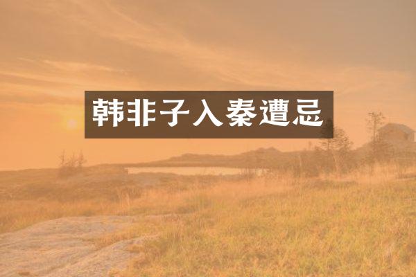 韩非子入秦遭忌