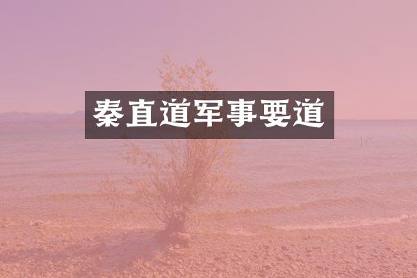 秦直道军事要道