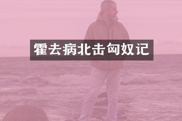 霍去病北击匈奴记
