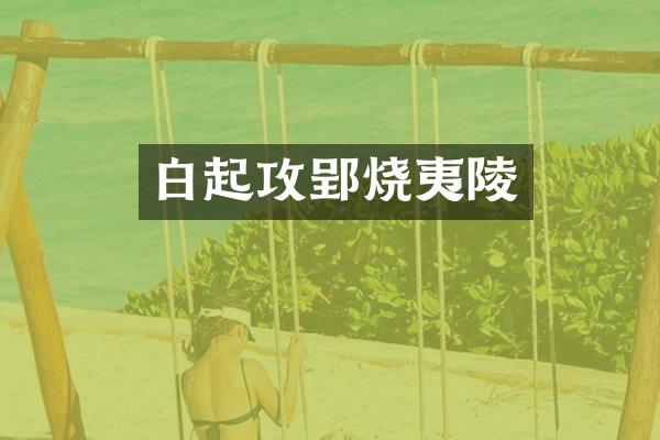 白起攻郢烧夷陵