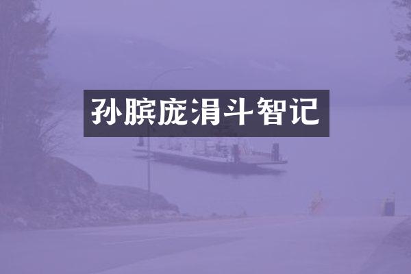 孙膑庞涓斗智记