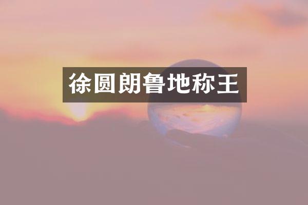 徐圆朗鲁地称王