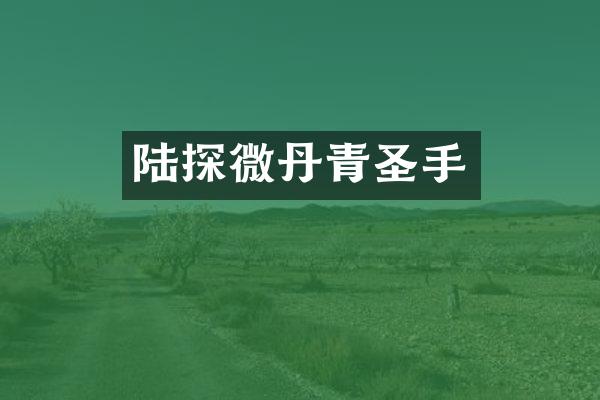 陆探微丹青圣手