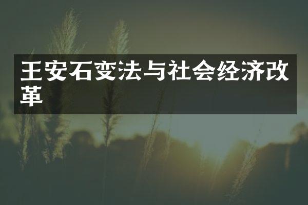 王安石变法与社会经济改革