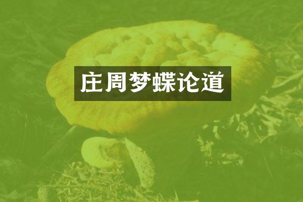 庄周梦蝶论道
