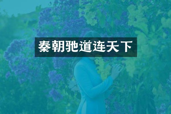秦朝驰道连天下