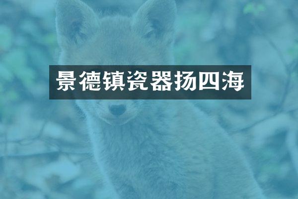 景德镇瓷器扬四海