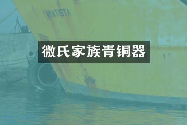 微氏家族青铜器