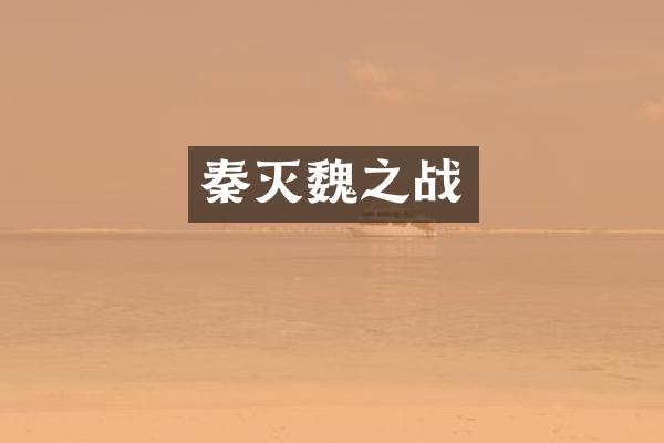 秦灭魏之战
