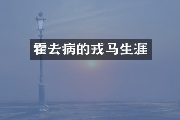 霍去病的戎马生涯